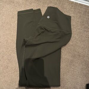 Align green leggings